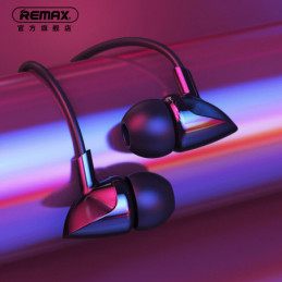 REMAX Écouteurs filaires Pour appels & musique RW-106