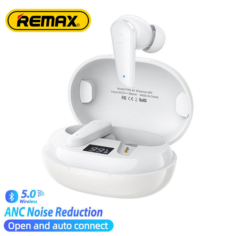 REMAX Écouteurs stéréo sans fil ANC TWS-46