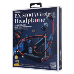 REMAX Écouteurs sans fil Neck-Band Sports RX-S100 (Prise en charge de la carte SD)