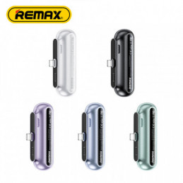 REMAX Banque d'alimentation pour iPhone Capsule Série 2A 2500mAh à Chargement direct d'urgence RPP-576