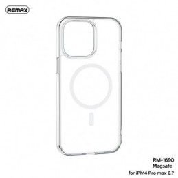 REMAX Coque pour iPhone magnétique Série Crys RM-1690 pour iPh14