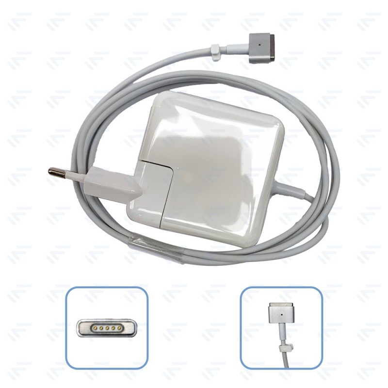 Chargeur 60W pour Ordinateur Portable Apple Adaptateur Secteur Embout Magsafe 2