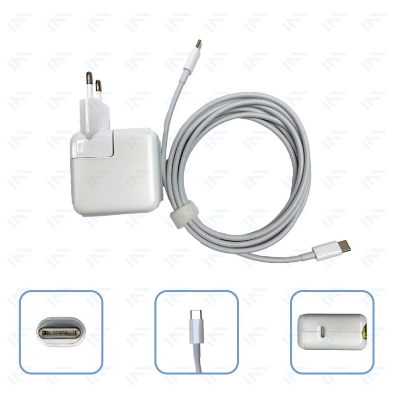 Chargeur 96W pour Ordinateur Portable Apple Adaptateur Secteur Embout Type-C