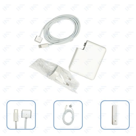 Chargeur 140W pour Ordinateur Portable Apple Adaptateur Secteur Embout Magsafe 3