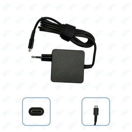 Chargeur 45W pour Ordinateur Portable Type-C Adaptateur Secteur Embout Type-C