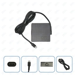 Chargeur 90W pour Ordinateur Portable Type-C Adaptateur Secteur Embout Type-C