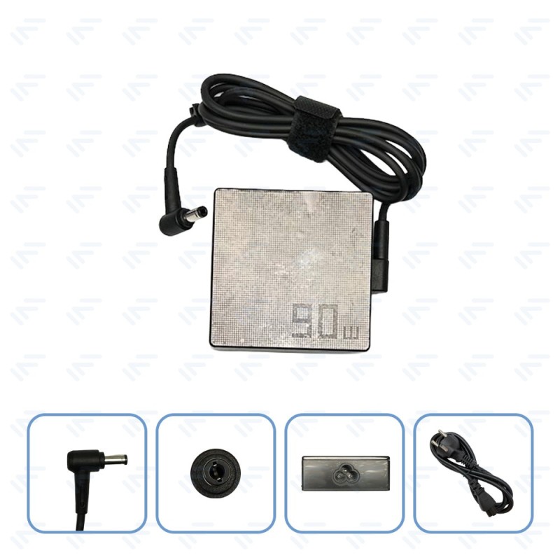 Chargeur 90W pour Ordinateur Portable ASUS Adaptateur Secteur Embout Φ5.5 × Φ2.5