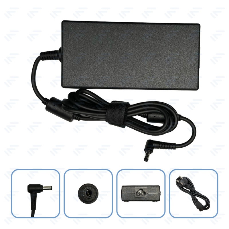 Chargeur 180W pour Ordinateur Portable ASUS Adaptateur Secteur Embout Φ5.5 × Φ2.5