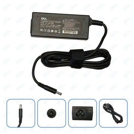 Chargeur 45W pour Ordinateur Portable Dell Adaptateur Secteur Embout avec aiguille Φ4.5 × Φ3.0