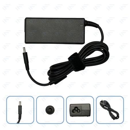 Chargeur 65W pour Ordinateur Portable Dell Adaptateur Secteur Embout avec aiguille Φ4.5 × Φ3.0
