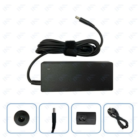 Chargeur 90W pour Ordinateur Portable Dell Adaptateur Secteur Embout avec aiguille Φ4.5 × Φ3.0