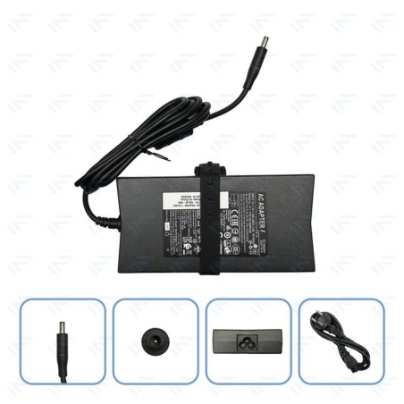 Chargeur 130W pour Ordinateur Portable Dell Adaptateur Secteur Embout avec aiguille Φ4.5 × Φ3.0