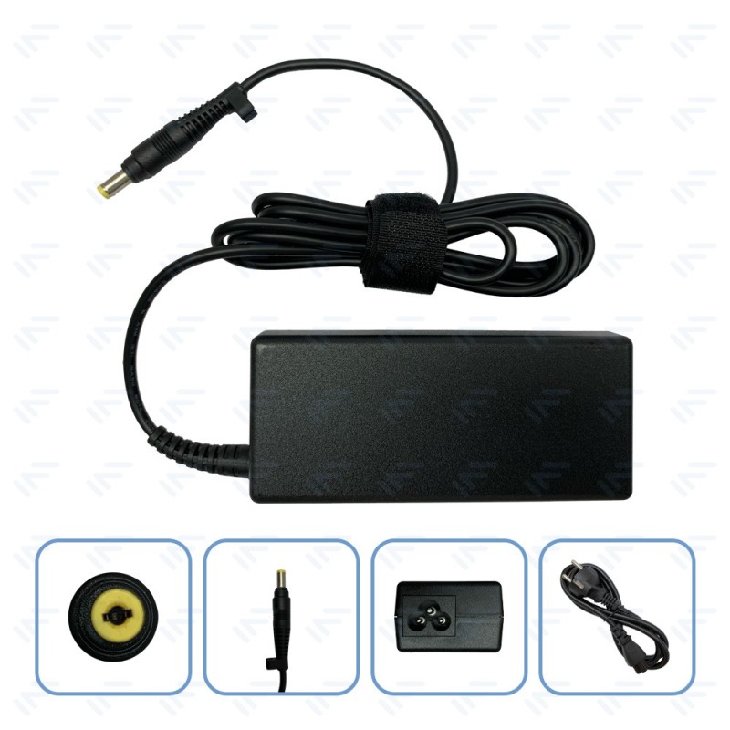 Chargeur 65W pour Ordinateur Portable HP Adaptateur Secteur Embout Φ4.8 × Φ1.7