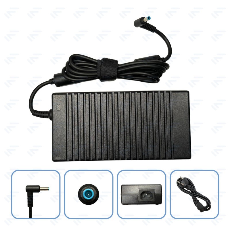 Chargeur 180W pour Ordinateur Portable HP Adaptateur Secteur Embout Bleu Φ4.5 × Φ3.0
