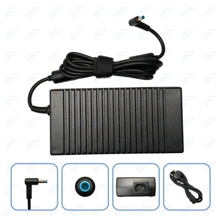 Chargeur 180W pour Ordinateur Portable HP Adaptateur Secteur Embout Bleu Φ4.5 × Φ3.0