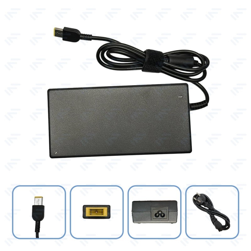 Chargeur 230W pour Ordinateur Portable Lenovo Adaptateur Secteur Embout avec aiguille USB