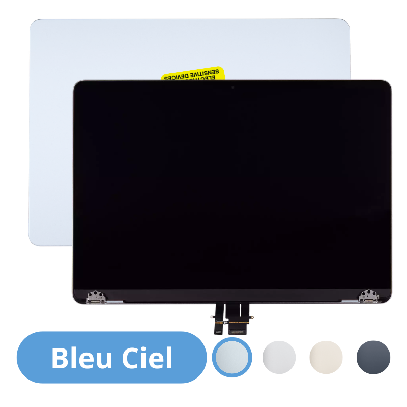 Écran Dalle LCD Complet Assemblé Pour Apple MacBook Air 13" M5 A3449 EMC 8877 Bleu Ciel