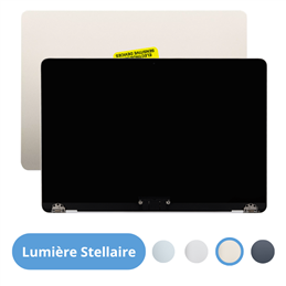 Écran Dalle LCD Complet Assemblé Pour Apple MacBook Air 13" M5 A3449 EMC 8877 Lumière Stellaire