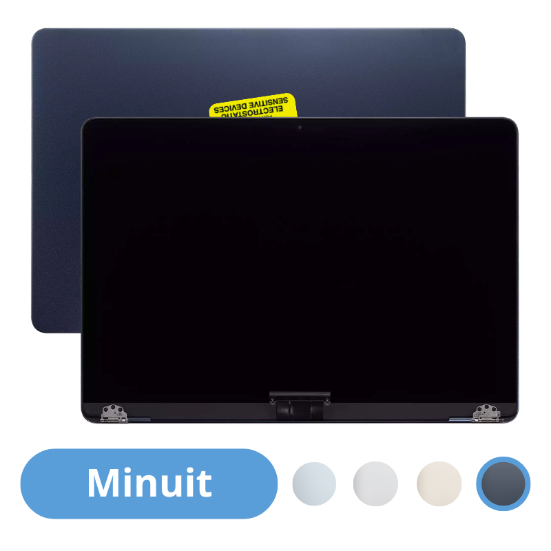Écran Dalle LCD Complet Assemblé Pour Apple MacBook Air 13" M5 A3449 EMC 8877 Minuit