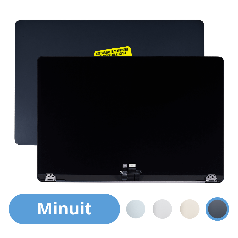 Écran Dalle LCD Complet Assemblé Pour Apple MacBook Air 15" M2 A2941 EMC 8301 Minuit