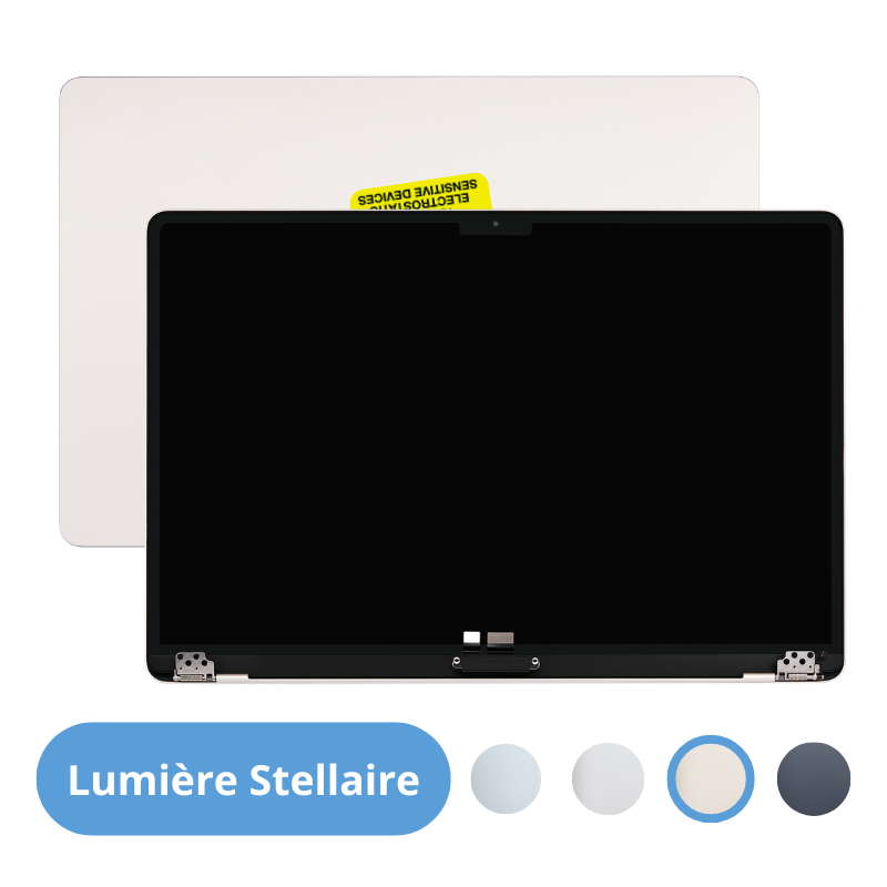 Écran Dalle LCD Complet Assemblé Pour Apple MacBook Air 15" M2 A2941 EMC 8301 Lumière Stellaire