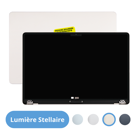 Écran Dalle LCD Complet Assemblé Pour Apple MacBook Air 15" M2 A2941 EMC 8301 Lumière Stellaire