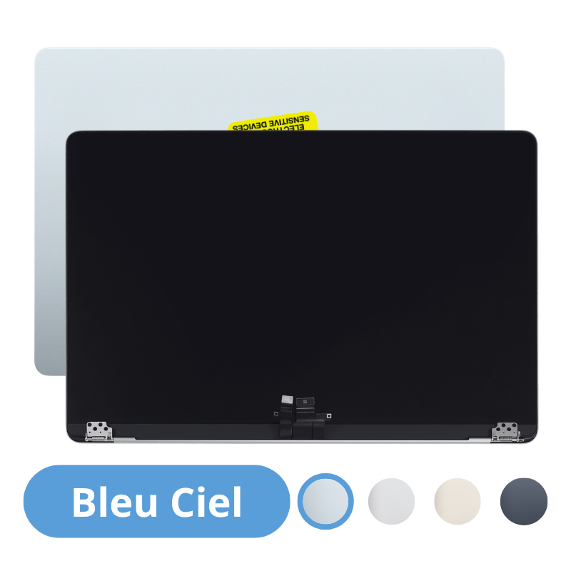 Écran Dalle LCD Complet Assemblé Pour Apple MacBook Air 15" M5 A3448 EMC 8878 Bleu Ciel
