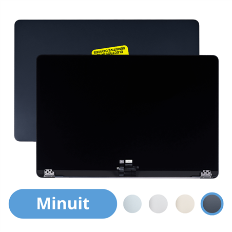Écran Dalle LCD Complet Assemblé Pour Apple MacBook Air 15" M5 A3448 EMC 8878 Minuit