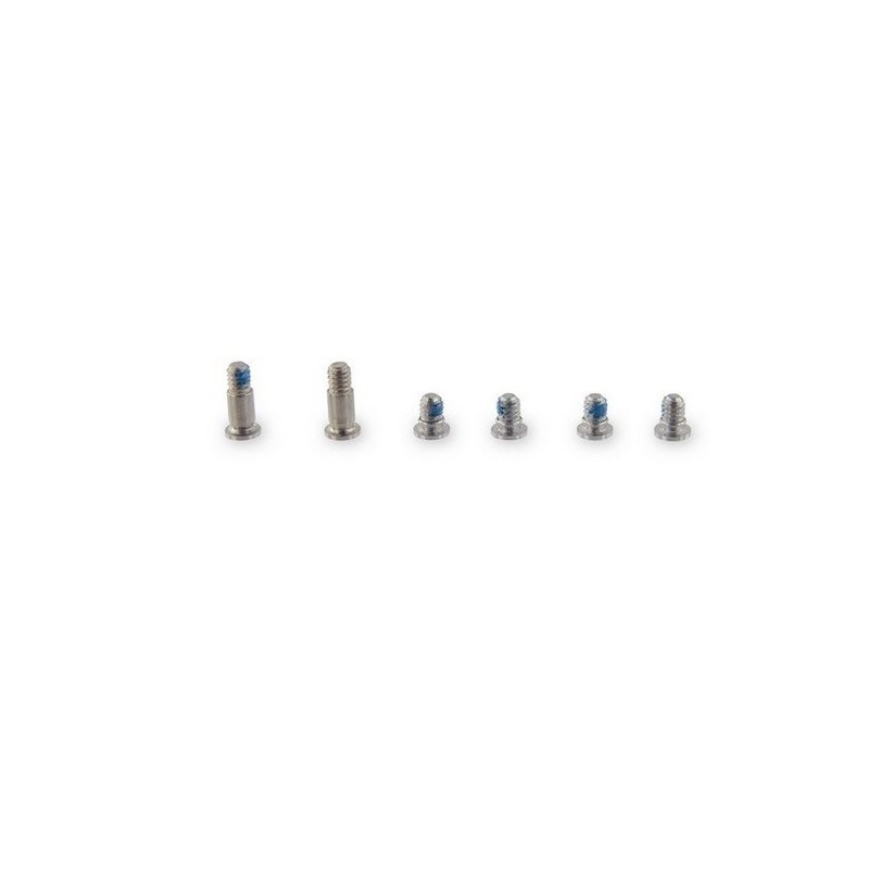 6 x Vis Apple MacBook Pro 13" A1706 Argent Fixation Capot Dessous