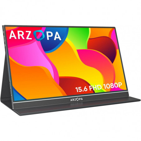 ARZOPA Ecran Portable 15.6" 1920x1080 FHD IPS pour Ordinateur Portable/PC/Mac/PS4 /Xbox