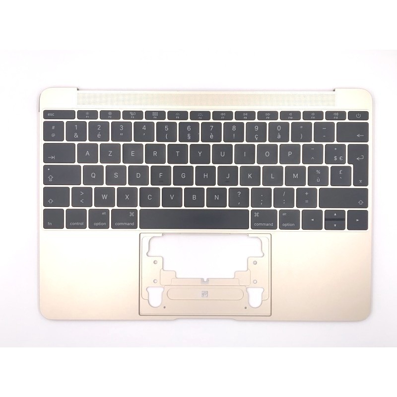 Clavier Topcase Apple MacBook 12" A1534 2016 2017 Or Francais Azerty