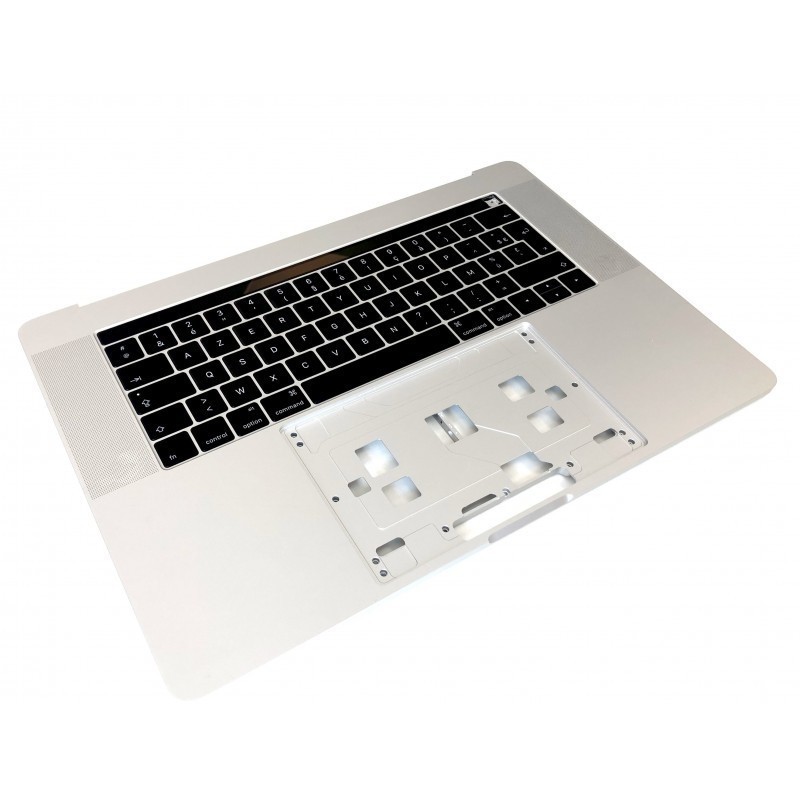 Clavier Topcase Apple MacBook Pro 15" A1990 2018 2019 Argent Assemblé