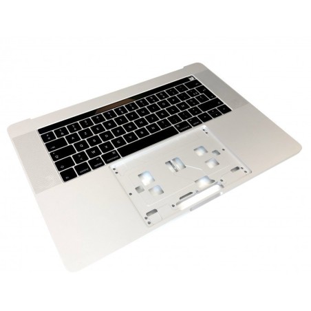 Clavier Topcase Apple MacBook Pro 15" A1990 2018 2019 Argent Assemblé