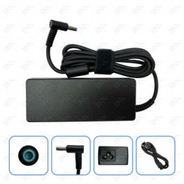 Chargeur adaptateur secteur 120W Embout Bleu pour ordinateurs portables HP