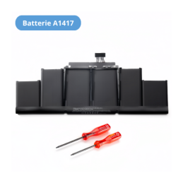 Batterie A1417 Apple MacBook Pro Retina 15" A1398 2012-2013 10.95V 95Wh