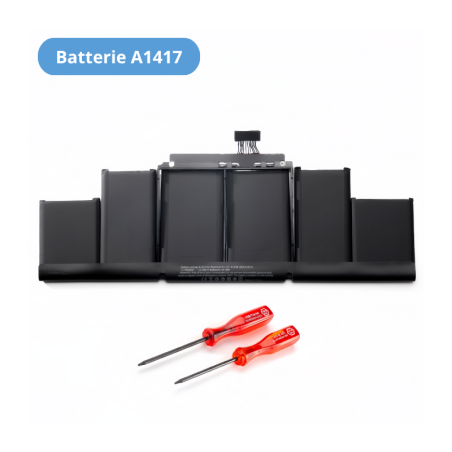 Batterie A1417 Apple MacBook Pro Retina 15" A1398 2012-2013 10.95V 95Wh