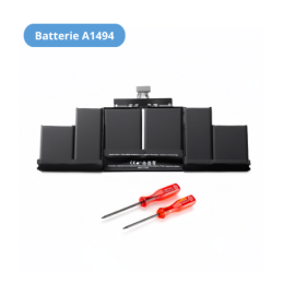 Batterie A1494 Apple MacBook Pro Retina 15" A1398 2013-2014 11.26V 95Wh
