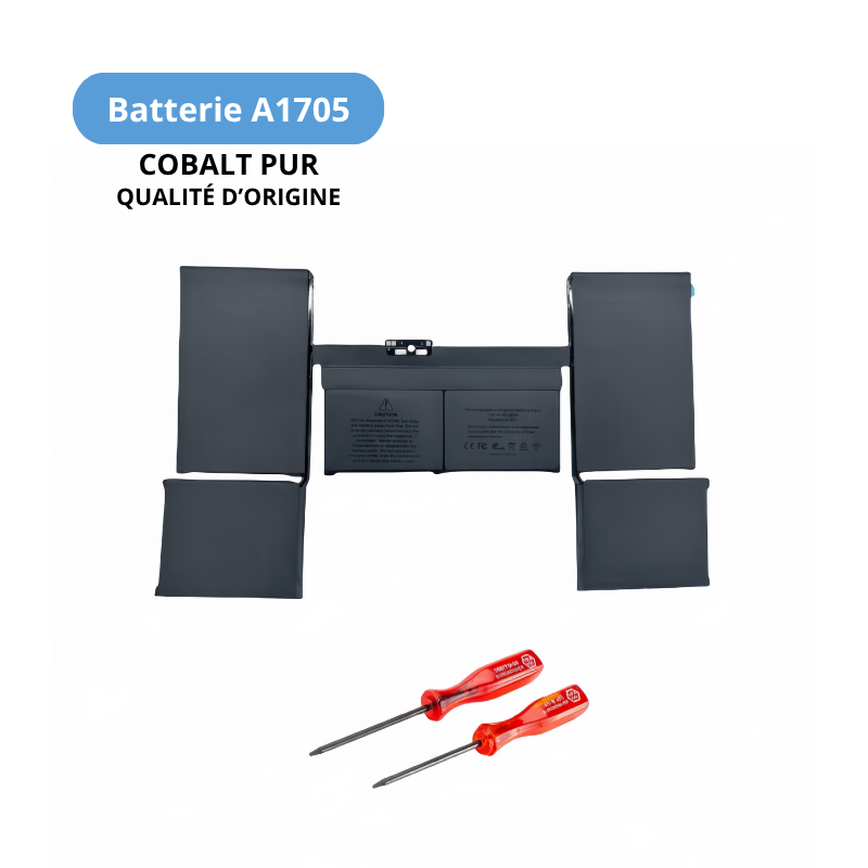 Batterie 100% cobalt A1705 Apple MacBook 12" A1534 2016 7.56V 41.41Wh