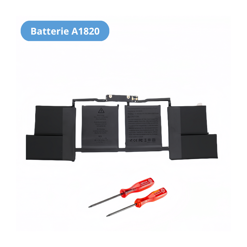 Batterie A1820 Apple MacBook Pro 15" A1707 2016-2017 13.05V 76.15Wh