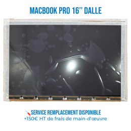 Remplacement dalle LCD seule Apple MacBook Pro 16" M3 A2991 EMC 8408