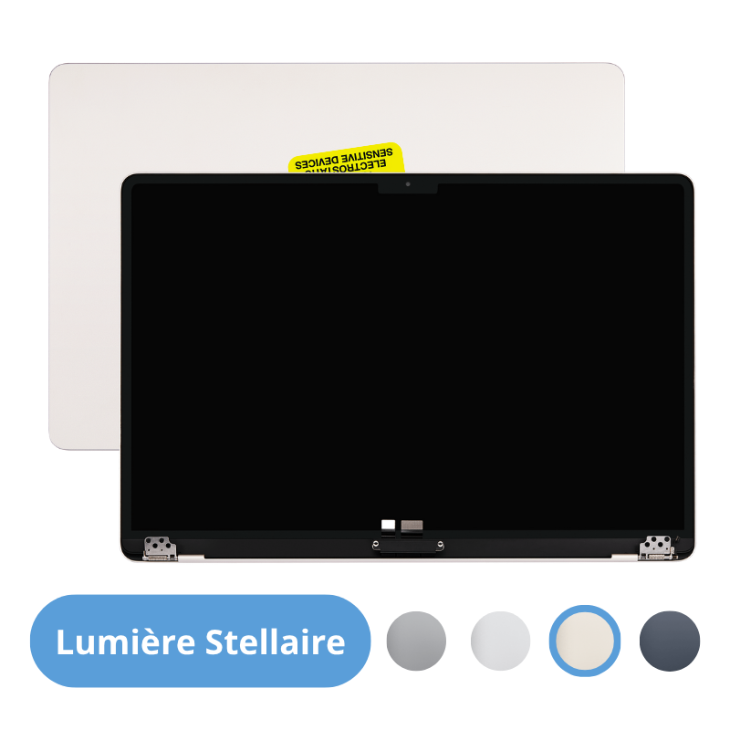 Écran Dalle LCD Complet Assemblé Pour Apple MacBook Air 15" M2 A2941 EMC 8301 Lumière Stellaire
