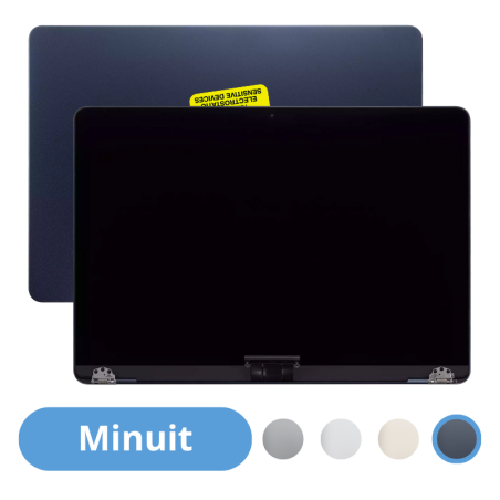 Écran Dalle LCD Complet Assemblé Pour Apple MacBook Air 13" M3 A3113 EMC 8611 Minuit