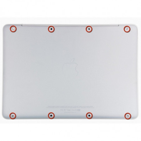 8 x Vis Apple MacBook 13" unibody blanc A1342 fixation coque dessous bas