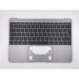 Clavier Topcase Apple MacBook 12" A1534 Gris Sideral 2016 2017 Français Azerty