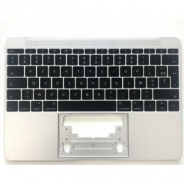 Clavier Topcase Apple MacBook 12" Argent A1534 2015 Français Assemblé